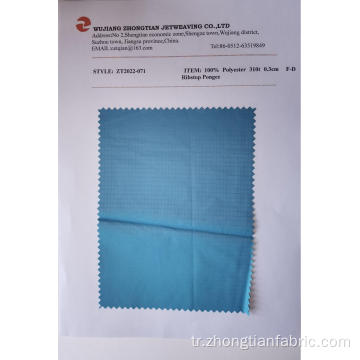 100% polyester 310T 0.3 cm FD Ribstop PONGEE